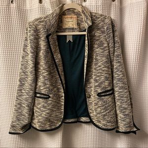 Anthropologie Black and White Blazer - size S